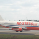 A rare daytime appearance from the usually nocturnal Hooters jet.
